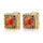 Colorful Zircon Diamanted Earrings
