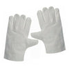 one pair Welding Work Universal Protection Gloves Canvas Full Cotton 24cm Grey N