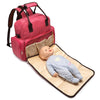 Mummy Outdoor Bag Baby diaper Nappy Multi Function Backpack Bag Mummy  Handbag