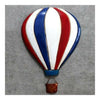 Iron Baloon Colgante de Pared Decoración América Aldea Azul + Blanco + Rojo