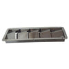 Louvered Vent Stainless Steel Yacht 5 slots