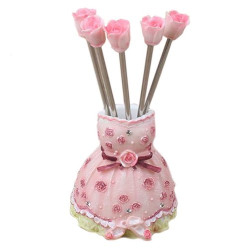 South Korean Creative Dress Fork Resin Artware