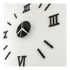Romain Chiffre Acrylique Horloge Murale Décoration Acrylique Noir