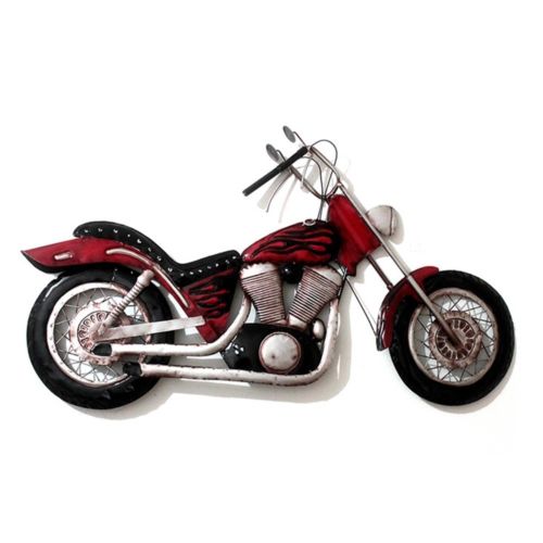 Vintage Iron Motorcycle Bar Wall Hanging Decoration   1