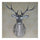 Large Size Plastic Deer Head Wall Hanging Decoration silver