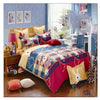 Lit Housse de Couette Bâche 4pc Set Gamme Coton 100% 011