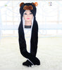 New Cartoon Animal Hat Winter Hat Costume Hat Ear Warm Cap Earmuff  Gift Long