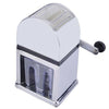 Manual Ice Crusher Shaver Maker Machine  Zinc Alloy Shell Chrome Plated