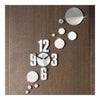 Mirror Wall Clock 3D Decoration Digit