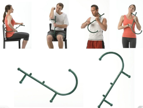 Thera Cane Trigger Point Tool Body Back Hook Neck Muscle Pressure Self-Massage