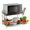 kitchen shelving storage rack multifunction microwave oven rack stainless steel