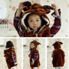 Kids Vest With Animal Hoodie Plush Fluffy Warm Jacket Great Gift For Children