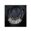 European Big Brand Ornament Exaggerated Alloy Tassel Necklace Exaggerated Woman