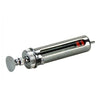 30 Ml Ganado Metal Inyector Acero Inoxidable