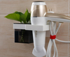 Hair Dryer Holder Hair Brushes Combs Storage Rack wall mounted bathroom