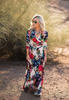 Romantic Blossom Charm Floral Boutique Maxi Long Party Dress