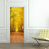 Porte Autocollant Neuf 3d Diy PVC Imperméable Décoration Murale Fall Vue Qd023