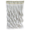 24" 60cm Long Colorful Straight Hair  5 Clips hair extenstion Curly Solid Color