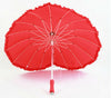 Fibre Lacets en Forme de Cœur Creative Parapluie Pare Soleil Droit Tige Art