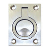 Stainless Steel Square Pull Hatch Latch Locking Latch Marine 63*44mm