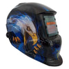 Cool Welding Helmets for Sale in Dark Black Shade & Stunning Blue Eagle Graphics