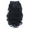 50cm Long Curled Wavy bundle Hair extension 7 clips in luxury Fashion