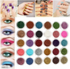 30 Colors pro Maquillaje Brillo en polvo Pigmento Mineral Lentejuelas
