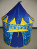 Portable Surgissant Prince Tente pour Enfants Intérieur plein Air Bleu Couleur