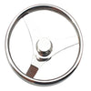 Stainless Steel Marine Steering Wheel Yacht 15.5"