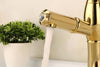 New full copper kitchen faucet pull golden basin faucet basin faucet