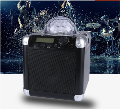 Party Speaker with Disco Lights Bluetooth Radio Karaoke Remote Control