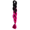 Afro Dyed Big Braid  Chic Gradient Ramp hair extension