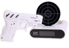 LCD Laser Pistolet Tir Cible Réveil Alarme Horloge de Bureau Fantaisie Gadget