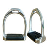 Aluminium Pferd Strirups mit Gummi Polster Hand Poliert