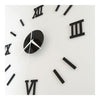 Roman Digit Acrylic Wall Clock Decoration     black acrylic