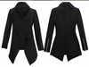 Womens Gorgeous  Chic Convertible Asymmetric Wrap Blazer Coat Jacket