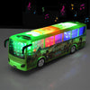 Explosion paragraph children glow universal music bus car educational toys