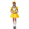 Jaune Moderne Scène Femme Refinement Déguisement Étudiant Kawaii Hôtesse