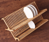 En Bois Double Couches 2 Niveaux Plat Grille de Séchage