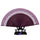 Butterfly Bone Lace Silk Folding Fan Artware    purple