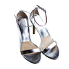 Thin High Heel Shoes Sandals Metal Color Simple All-match Stiletto Summer Party