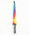 Rainbow Umbrella with Straight Shank Wedding Party Favor