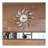 Wedding Room Mirror Living Room Silent Wall Clock