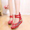 Old Beijing Cloth Shoes Embroidered Shoes High Heeled Shoes Woman National Style