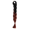 60cm African Dyed Big Braid Ponytail Hair extension Negro Gradient Ramp