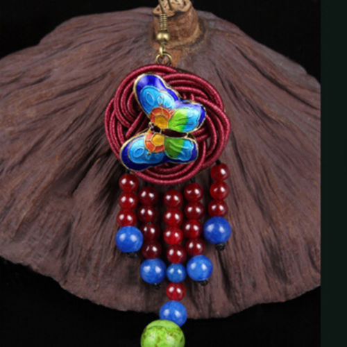 Agate Tassel Earring Vintage Woman Earring National Style