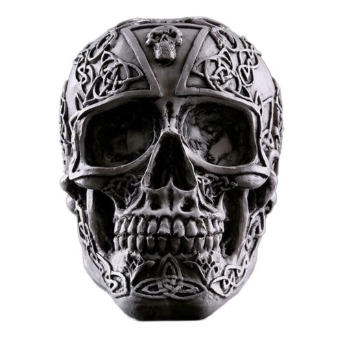 Topic Indoor Furnish Resin Skull Human Skeleton Statue Halloween Tricky Toys