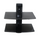Wall Mount Double Layer 4 DVD, Wall Bracket Shelf