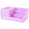 Drawer Type Organizer Comestics Sotrage Box Purple 3127