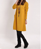 Chic Loose Fit Highlander Pocket Tunic Dress  Yellow Grey Army Green